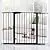 Munchkin Easy Close XL Metal Baby Gate, 29.5" - 51.6" Wide, Black, Model MK0009-111