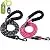 ladoogo 2 Pack 5 FT Heavy Duty Dog Leash with Comfortable Padded Handle Reflective Dog leashes for Medium Large Dogs
