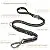 Fashion&cool Heavy Duty Dog Leash Especially Large Dogs Up to 150lbs, 6 Ft Reflective Dog Walking Training Shock Absorbing Bungee Leash Car Seat Belt Buckle, 2 Padded Traffic Handle Extra Control
