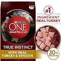 Purina ONE High Protein Natural Dry Dog Food, SmartBlend True Instinct With Real Turkey & Venison - 15 lb. Bag