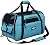 EliteField Soft Sided Pet Carrier (3 Year Warranty, Airline Approved), Multiple Sizes and Colors Available (Medium: 17" L x 9" W x 12" H, Sky Blue)