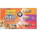 Purina Friskies Gravy Wet Cat Food Variety Pack, Prime Filets Meaty Favorites - (24) 5.5 oz. Cans