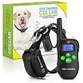 DOG TRAINING COLLAR WITH REMOTE | Electric, Rechargeable and 100% Waterproof with Beep, Vibration and Stimulation Static Pulse | Electronic Pet Safe Vibrating Collar for Small, Medium and Large Dogs