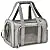 Henkelion Cat Carriers Dog Carrier Pet Carrier For Small / Medium Cats Dogs Puppies (Up To 15lbs), TSA Airline Approved Small Dog Carrier Soft Sided, Collapsible Waterproof Travel Puppy Carrier - Grey