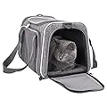 petisfam Top Load Cat Carrier for Medium Cats, Collapsible and Escape Proof