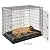 54L-Inch Gray Dog Bed or Cat Bed w/ Comfortable Bolster | Ideal for Giant Dog Breeds (Great Dane / Mastiff) & Fits a 54-Inch Dog Crate | Easy Maintenance Machine Wash & Dry | 1-Year Warranty
