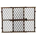 Evenflo Position and Lock Farmhouse Pressure Mount Gate, Dark Wood