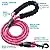 ladoogo 2 Pack 5 FT Heavy Duty Dog Leash with Comfortable Padded Handle Reflective Dog leashes for Medium Large Dogs