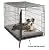 Plush Dog Bed | Ombre Swirl Dog Bed & Cat Bed | Gray 40L x 27W x 2.5H Inches for Large Dog Breeds