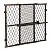 Evenflo Position and Lock Farmhouse Pressure Mount Gate, Dark Wood